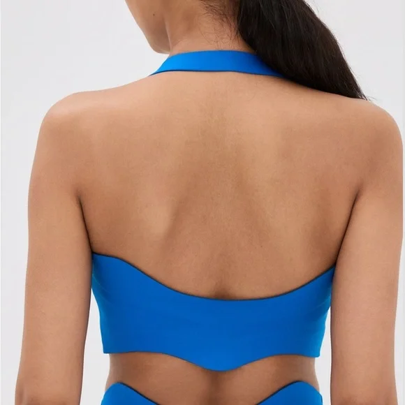 staud blue shoreline bikini top - Picture 2 of 3